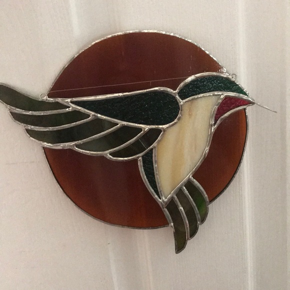 Glass hummingbird decoration - Picture 1 of 7